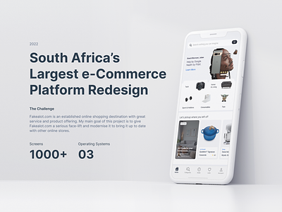 e-Commerce Platform Design amazon animation app card sorting cart checkout dark mode ecommerce figma mobile app pdp personas product design store style guide takealot tracking ui user journey ux