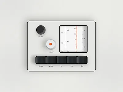 Braun Remake bauhaus braun design figma graphic design product remake sketch skeumorphism