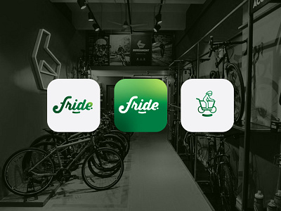 Logo Concept; Brand Fride Bikemarkt design graphic design logo vector