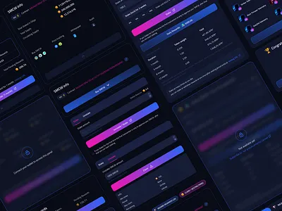 Staking DApp design components app design figma ui user interface ux web app web design