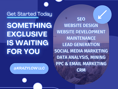 Exclusive Offer Today branding business dataentry krazylowseo leadgeneration maintanence seo smm webdesign webdevelopment