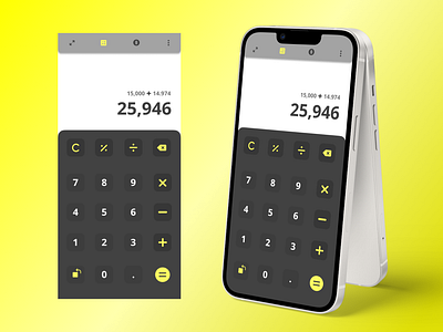 Calculator - DailyUI challenge ui