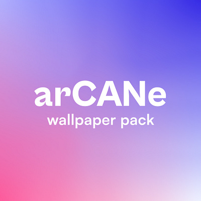 arCANe Wallpaper Pack - Free 2d brand branding design ecommerce retail ui web webdesign website design