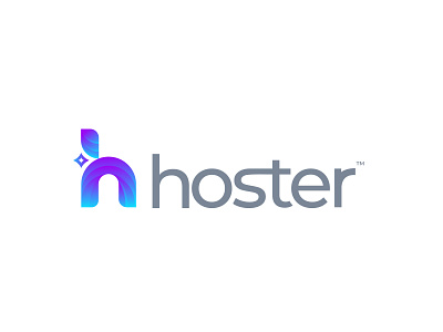 hoster logo branding hoster hoster logo icon illustration logo logoes logofolio logos logotype