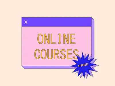 Online courses baner illustration art artwork baner courses design illustration online ui uiillustration vector