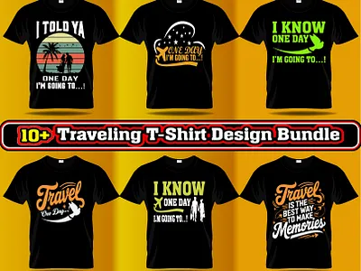 10+ Traveling T-Shirt Design Bundle adventure amazing beach beautiful custom holiday love nature photography sea summer t shirt design travelblogger travelgram traveling travelphotography typography vacation vector ventage