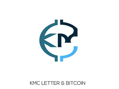 KMC And Bit coin branding design illustration