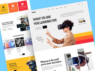 VR /Virtual Website Design design trends graphic design header landing page ui virtual virtual land virtual reality virtual reality cloud virtual reality games virtual reality headset virtual reality videos virtual reality work vr landing page vr system vr website web design web design trends 2022 web ui