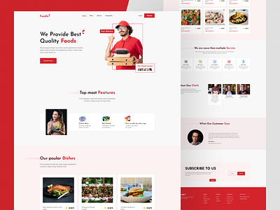 Restaurant Web Design | Landing Page burger chef app delivery app eat eating food food and drink food app food delivery food delivery app food delivery landing page food delivery service food order landingpage pizza app recipe app restaurant app uiux web design website