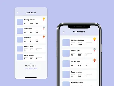 Leaderboard 019 adobexd app casestudy design fitness fitnessapp leaderboard place ui uidaily uidaily019 uidesign uiux uxui workout