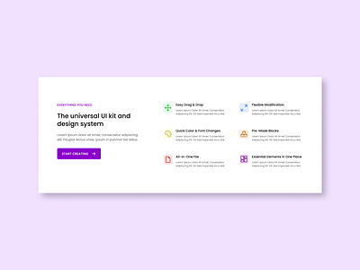 Day - 010 | Features Section | #DailyUiChallenge dailyuichallenge design figma graphic design ui ux