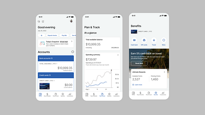 Chase ui design visual design