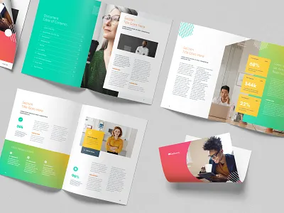 Confirmit - Brochure Template brochure design graphic design template