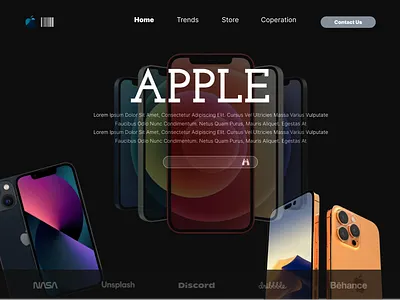 Landing Page app branding design graphic design illustration logo typography ui ux vector