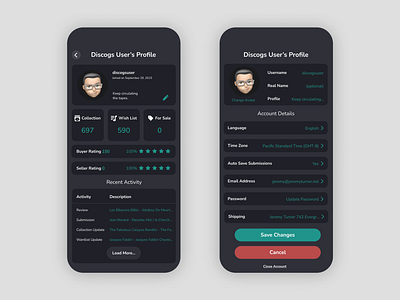 Settings - #DailyUI #007 007 app dailyui design figma ui
