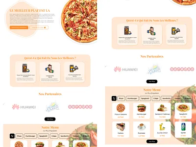Food Delivery Landing Page design food food delivery landingpage ui ux web website