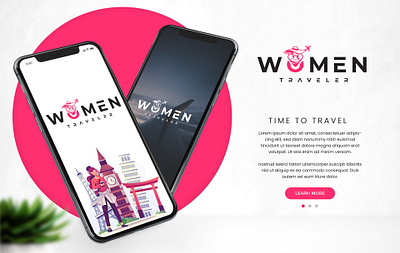 Women Traveler Logo Design brandidentity branding creative design creative logo design global tour graphic design logo logoart logodesign tour logo tourism tourist travel agency logo travel logo traveler website logo women women traveler