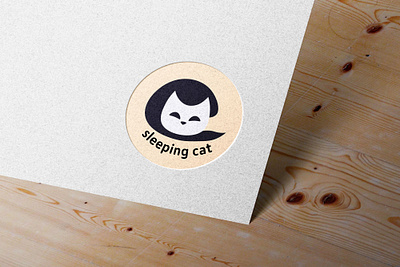 Logo cat branding logo