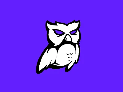Sketchy Owl illustration logo owl sketch