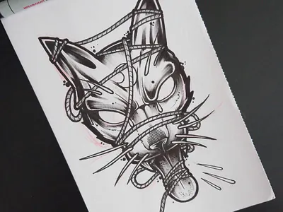 Moon Cat art artwork blackwork cat dark art design drawing illustration ink inking line art linework print sketch tattoo tattoo art traditional