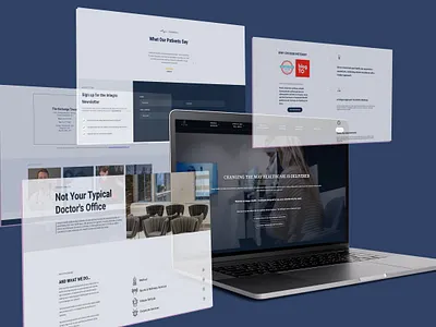 Medical Clinic Re-design Project - Integra Health branding design graphic design hire me redesign ui ux web design webflow website