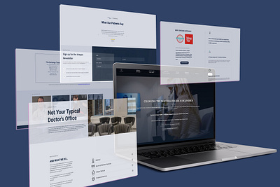 Medical Clinic Re-design Project - Integra Health branding design graphic design hire me redesign ui ux web design webflow website