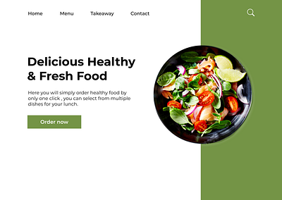 Landing page for a foodie website design figma typography ui ui design ux ux design uxui web design