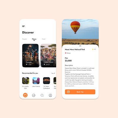 Travo design mobile typography ui ui webdesign branding