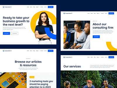 About - Corporation X Webflow Theme company