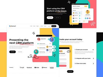 Home - StarUp X | Clean Startup Webflow Template multi layout