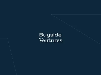 Buyside Ventures Branding brand brand identity branding design graphic design logo typographic typography