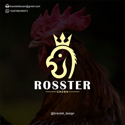 rosster logo branding design graphic design illustration logo motion graphics typography ui ux vector
