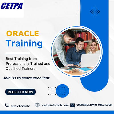 BEST ONLINE/CLASSROOM ORACLE TRAINING WITH 100% PLACEMENT. branding technology training