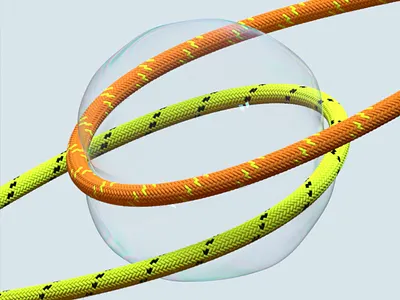 Pulling Ropes 3d 3d art animation bubble c4d cinema4d motion neon octane ropes soap