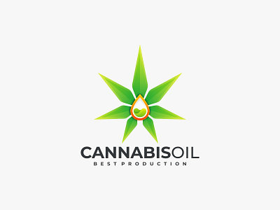 CANNABIS OIL app branding canabis logo canabis oil logo design graphic design icon illustration leaf canabis logo logo ui ux vector