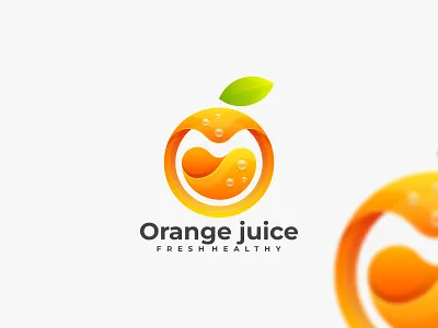 Orange Juice app branding design graphic design icon illustration logo orange coloring logo orange logo ui ux vector