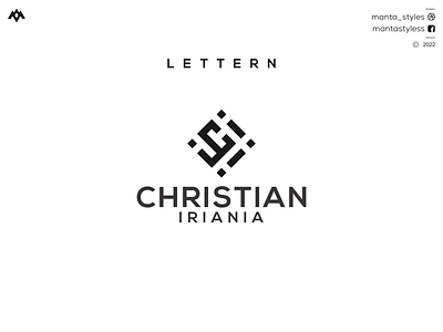 CHRISTIAN IRIANIA app branding ci logo design ic logo icon illustration letter logo minimal ui vector