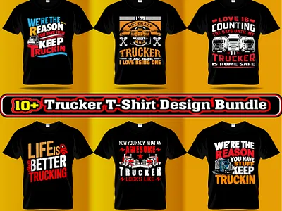 10+ Trucker T-Shirt Design Bundle driver t shirt design transport truck truckdriver truckdrivers truckerlife truckers truckerslife truckerworld truckin trucking truckinglife trucklife trucknation trucks trucksofinstagram typography vectage vector