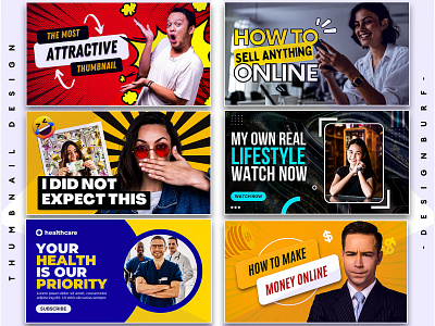 Thumbnails - YouTube Thumbnail Design banner branding graphic design social meida thumbnail thumbnail deisgn thumbnails youtube banner youtube thumbnail youtube thumbnail deisgn