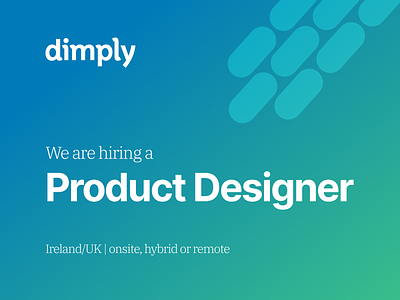Dimply Hiring: Product Designer designer hiring job product design product designer