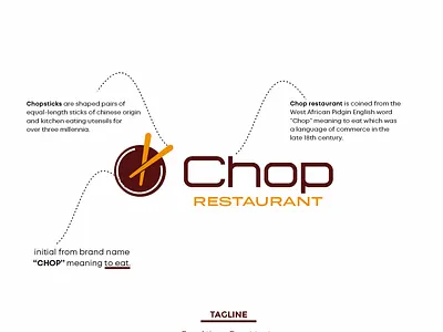 Chop Restaurant branding design graphic design logo
