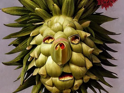 stable diffusion artichoke ai art ar character face filter illustration machine learning