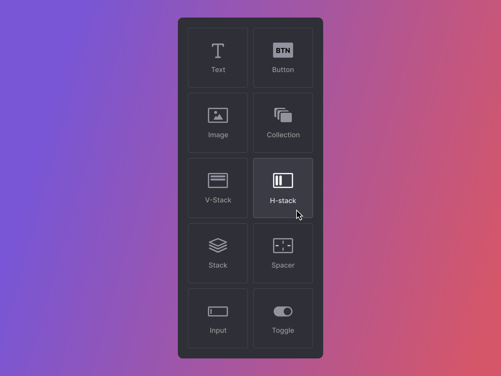 UI Builder Elements by Pete Barr for Dimply on Dribbble