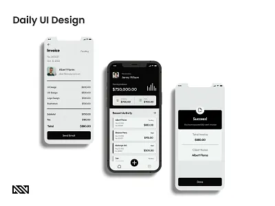 Invoice Design app branding daily ui design figma graphic design illustration logo ui user interface ux vector