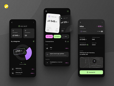 Personal Finance Management App Design app design application banking app design ewallet finance management finance management app finances financial app fintech interface mobile mobile app design mobile banking mobile design money money transfer payment ui ux wallet app