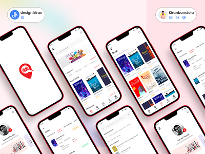 Library/Bookstore "BookLifter" Application UI bookstore bookstore ui design library ui ui