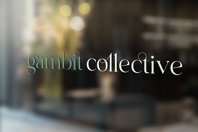 Gambit Collective brandguidelines chess feminine gambit greenery logodesign naming neutral plants visualidentity