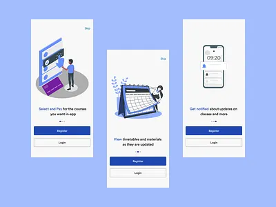 TutorialHUB - Onboarding app design ui ux