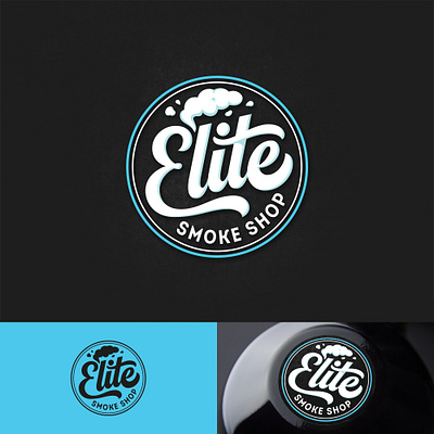 Elite Smoke Shop Logo branding custom logo design graphic design illustration logo logo design logodesign minimalist logo modern logo typography unique logo vector