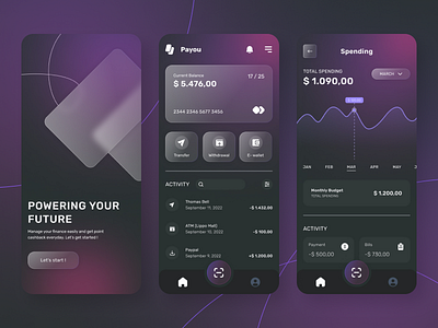 Finance Mobile App #exploration app branding design finance icon icons mobile ui ux